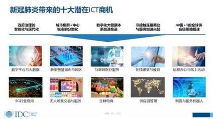 IDC 新冠肺炎下的中國(guó)ICT市場(chǎng)——沖擊與商機(jī)并存，數(shù)字技術(shù)服務(wù)迎變革
